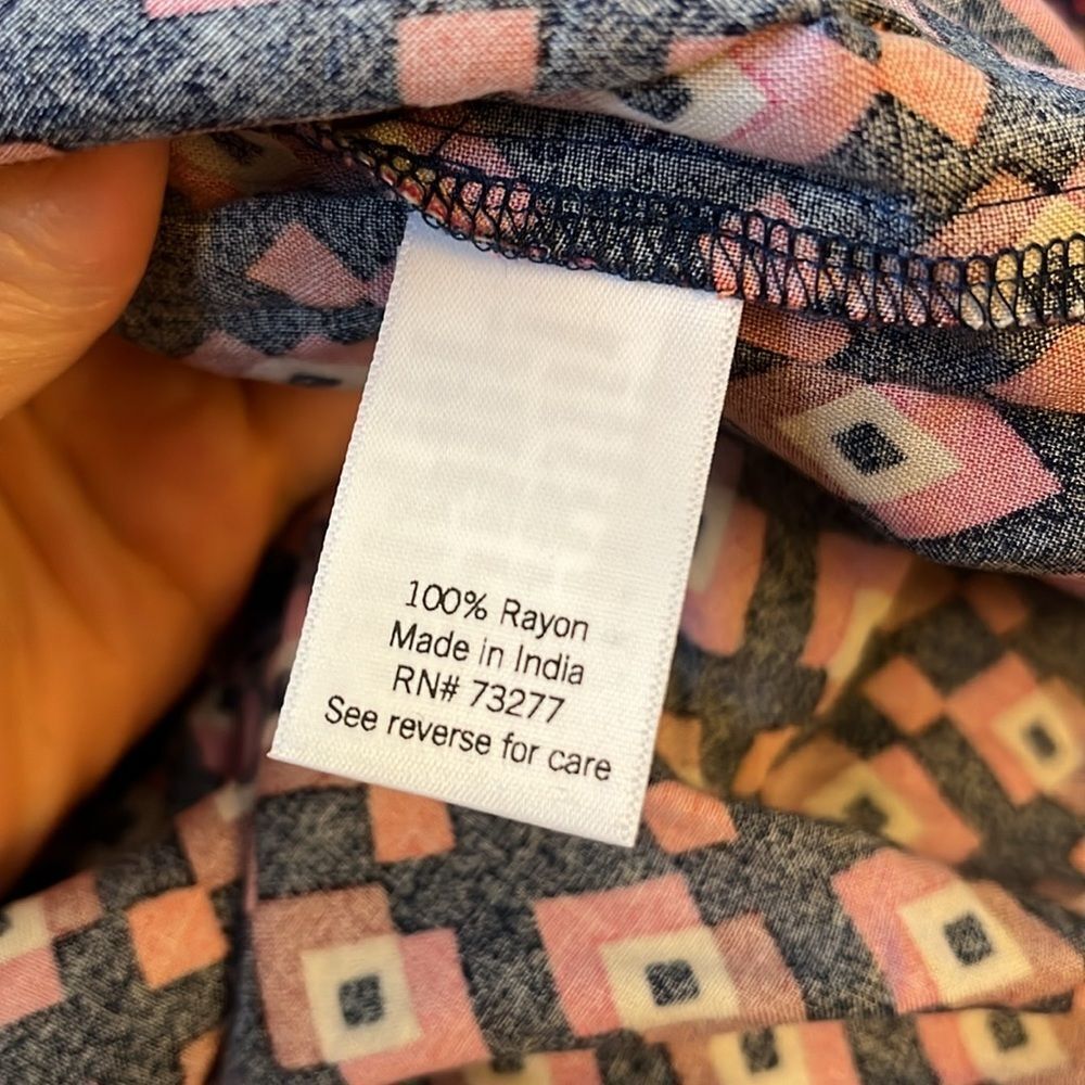 Plus Size Croft & Barrow Ruffle Hem Maxi Dress - Picture 10 of 13